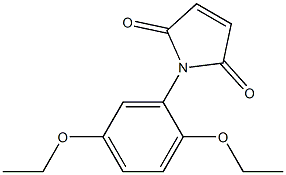 1-(2,5-diethoxyphenyl)-2,5-dihydro-1H-pyrrole-2,5-dione 结构式