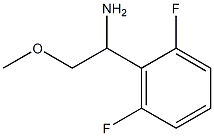 1-(2,6-difluorophenyl)-2-methoxyethanamine 结构式