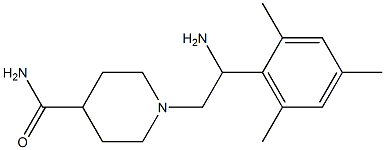 1-(2-amino-2-mesitylethyl)piperidine-4-carboxamide 结构式