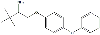 1-(2-amino-3,3-dimethylbutoxy)-4-phenoxybenzene 结构式