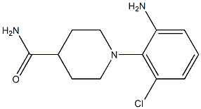 1-(2-amino-6-chlorophenyl)piperidine-4-carboxamide 结构式