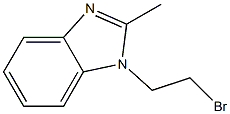 1-(2-bromoethyl)-2-methyl-1H-benzimidazole 结构式