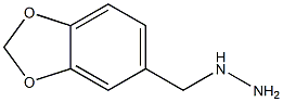 1-(2H-1,3-benzodioxol-5-ylmethyl)hydrazine 结构式