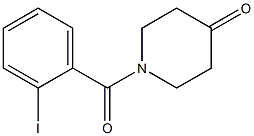 1-(2-iodobenzoyl)piperidin-4-one 结构式