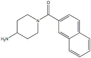 1-(2-naphthoyl)piperidin-4-amine 结构式