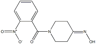 1-(2-nitrobenzoyl)piperidin-4-one oxime 结构式