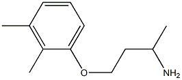 1-(3-aminobutoxy)-2,3-dimethylbenzene 结构式