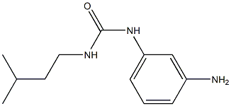 1-(3-aminophenyl)-3-(3-methylbutyl)urea 结构式