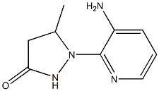 1-(3-aminopyridin-2-yl)-5-methylpyrazolidin-3-one 结构式