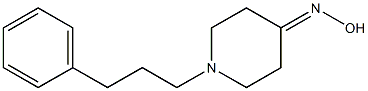 1-(3-phenylpropyl)piperidin-4-one oxime 结构式