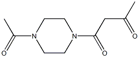 1-(4-acetylpiperazin-1-yl)butane-1,3-dione 结构式