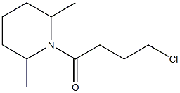 1-(4-chlorobutanoyl)-2,6-dimethylpiperidine 结构式