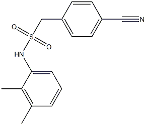 1-(4-cyanophenyl)-N-(2,3-dimethylphenyl)methanesulfonamide 结构式