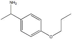 1-(4-propoxyphenyl)ethanamine 结构式