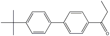 1-(4'-tert-butyl-1,1'-biphenyl-4-yl)propan-1-one 结构式