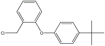 1-(4-tert-butylphenoxy)-2-(chloromethyl)benzene 结构式