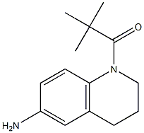 1-(6-amino-1,2,3,4-tetrahydroquinolin-1-yl)-2,2-dimethylpropan-1-one 结构式