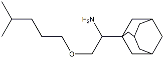 1-(adamantan-1-yl)-2-[(4-methylpentyl)oxy]ethan-1-amine 结构式