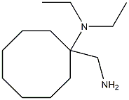 1-(aminomethyl)-N,N-diethylcyclooctan-1-amine 结构式