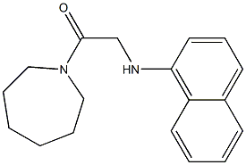 1-(azepan-1-yl)-2-(naphthalen-1-ylamino)ethan-1-one 结构式