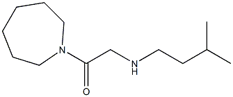 1-(azepan-1-yl)-2-[(3-methylbutyl)amino]ethan-1-one 结构式