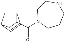 1-(bicyclo[2.2.1]hept-5-en-2-ylcarbonyl)-1,4-diazepane 结构式