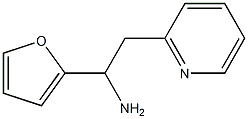 1-(furan-2-yl)-2-(pyridin-2-yl)ethan-1-amine 结构式