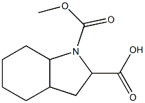 1-(methoxycarbonyl)-octahydro-1H-indole-2-carboxylic acid 结构式