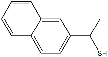 1-(naphthalen-2-yl)ethane-1-thiol 结构式