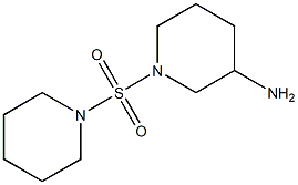 1-(piperidine-1-sulfonyl)piperidin-3-amine 结构式