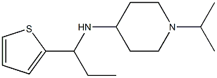 1-(propan-2-yl)-N-[1-(thiophen-2-yl)propyl]piperidin-4-amine 结构式