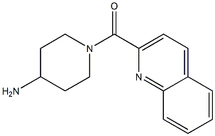 1-(quinolin-2-ylcarbonyl)piperidin-4-amine 结构式