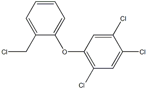 1,2,4-trichloro-5-[2-(chloromethyl)phenoxy]benzene 结构式