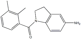 1-[(2,3-dimethylphenyl)carbonyl]-2,3-dihydro-1H-indol-5-amine 结构式