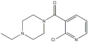 1-[(2-chloropyridin-3-yl)carbonyl]-4-ethylpiperazine 结构式