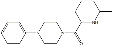 1-[(6-methylpiperidin-2-yl)carbonyl]-4-phenylpiperazine 结构式