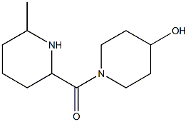 1-[(6-methylpiperidin-2-yl)carbonyl]piperidin-4-ol 结构式