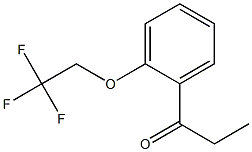 1-[2-(2,2,2-trifluoroethoxy)phenyl]propan-1-one 结构式