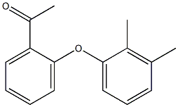 1-[2-(2,3-dimethylphenoxy)phenyl]ethan-1-one 结构式