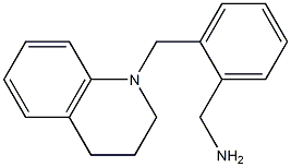 1-[2-(3,4-dihydroquinolin-1(2H)-ylmethyl)phenyl]methanamine 结构式