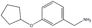 1-[3-(cyclopentyloxy)phenyl]methanamine 结构式