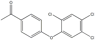 1-[4-(2,4,5-trichlorophenoxy)phenyl]ethan-1-one 结构式