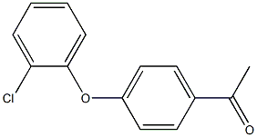 1-[4-(2-chlorophenoxy)phenyl]ethan-1-one 结构式