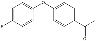 1-[4-(4-fluorophenoxy)phenyl]ethan-1-one 结构式