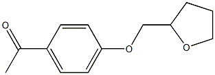 1-[4-(tetrahydrofuran-2-ylmethoxy)phenyl]ethanone 结构式