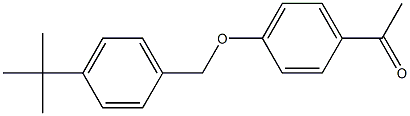 1-{4-[(4-tert-butylphenyl)methoxy]phenyl}ethan-1-one 结构式