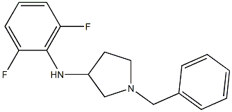 1-benzyl-N-(2,6-difluorophenyl)pyrrolidin-3-amine 结构式