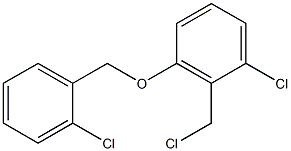 1-chloro-2-(chloromethyl)-3-[(2-chlorophenyl)methoxy]benzene 结构式