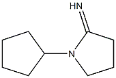 1-cyclopentylpyrrolidin-2-imine 结构式