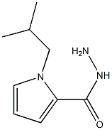 1-isobutyl-1H-pyrrole-2-carbohydrazide 结构式